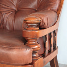 画像をギャラリービューアに読み込む, Leather armchair 1P（AF0176）
