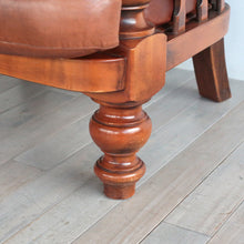 画像をギャラリービューアに読み込む, Leather armchair 1P（AF0176）
