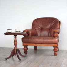 画像をギャラリービューアに読み込む, Leather armchair 1P（AF0176）
